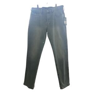 True Religion Men's 36x32 Single Needle Light Brisk Wash Slim Jeans with Flap